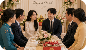 약혼식 및 양가 인사